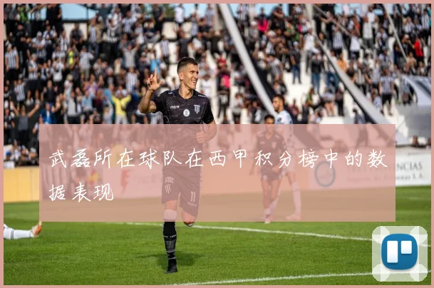 武磊所在球队在西甲积分榜中的数据表现